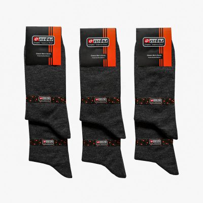 جوراب ساق بلند مردانه سیرداش مدل ساده 112 بسته 6 عددی