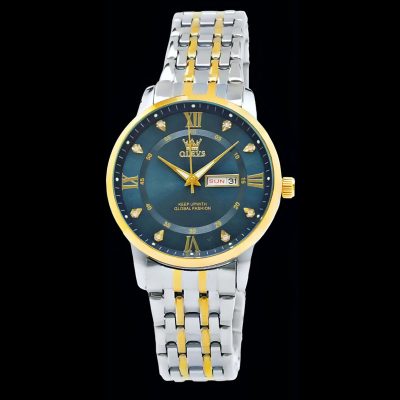 ساعت مچی عقربه‌ای کوارتز مردانه اُ لِوز مدل دو تقویم طرحدار کد 089