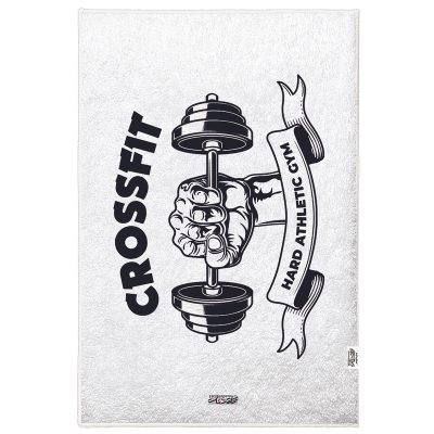 حوله ورزشی هزاردستان طرح کراس فیت کد H109 سایز 100 در 50 سانتی متر