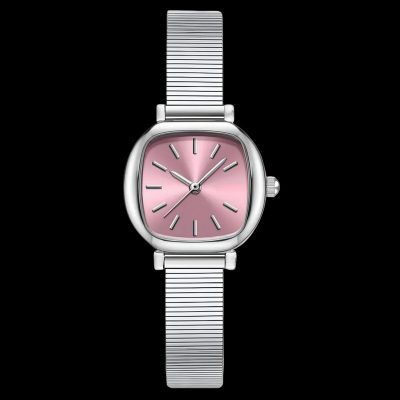 ساعت مچی عقربه‌ای کوارتز زنانه مدل مینیمال لوکس بند کرکره ای کد ۱