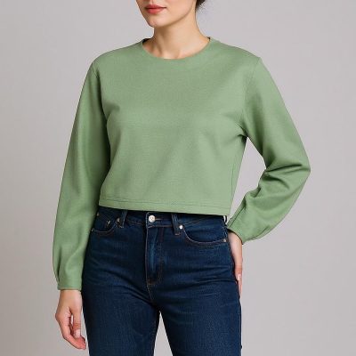 بلوز آستین بلند زنانه آر اِن اِس مدل 11032264 رنگ سبز