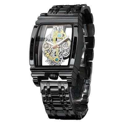 ساعت مچی عقربه‌ای کوارتز مردانه مدل پشت شیشه‌ای موتور پیدا کد 102