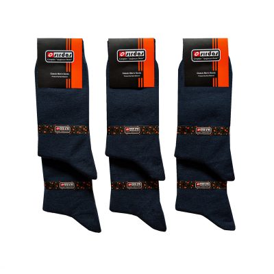 جوراب ساق بلند مردانه سیرداش مدل ساده 114 بسته 6 عددی