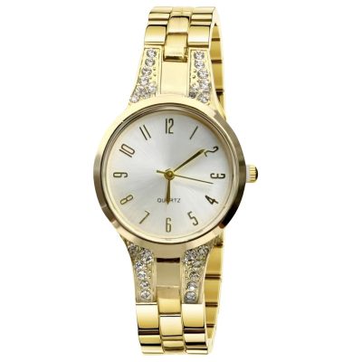 ساعت مچی عقربه‌ای کوارتز زنانه مدل کلاسیک لوکس بند دستبندی کد ۵