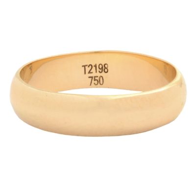 انگشتر طلا 18 عیار مردانه طلای مستجابی مدل رینگ 1672 سایز 63