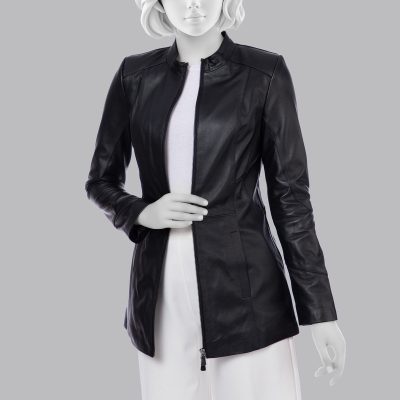 کت چرم زنانه چرم مشهد مدل B0461